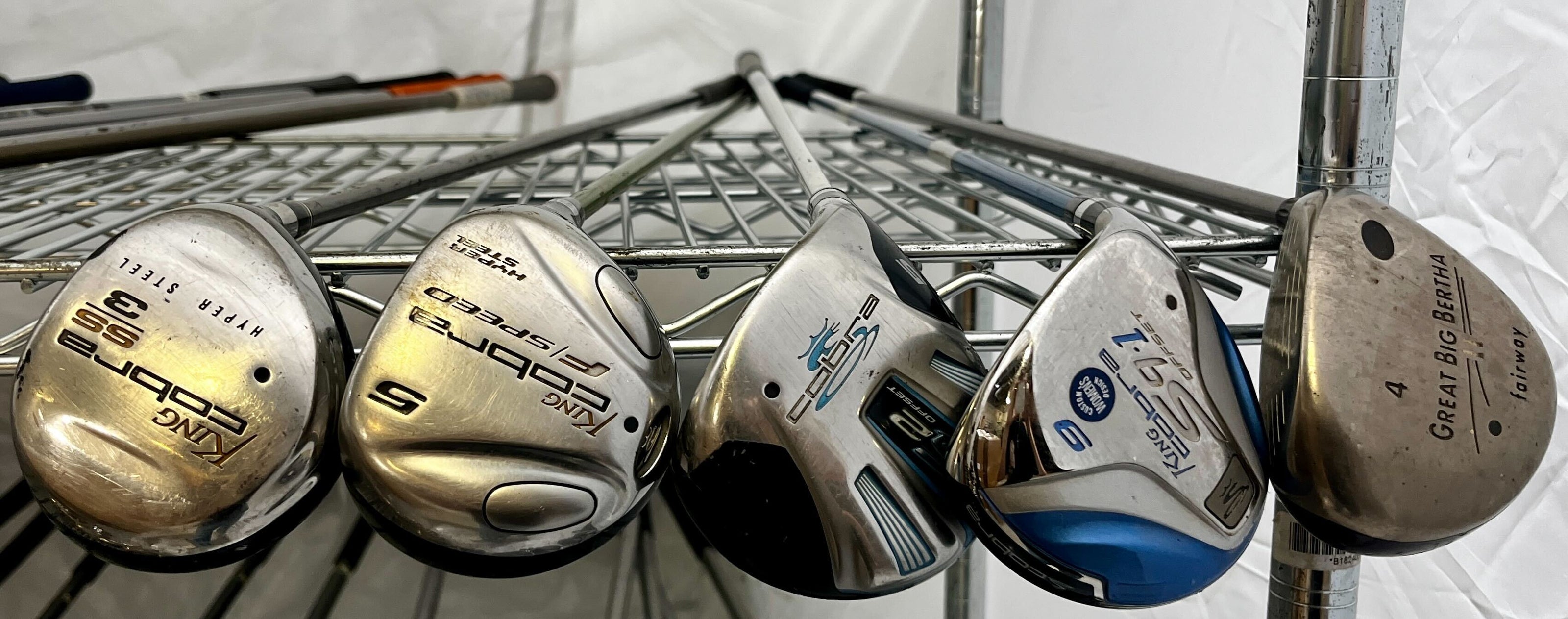 Wholesale Lot of 30 Golf Clubs - Mixed Fairway Woods-Next Round