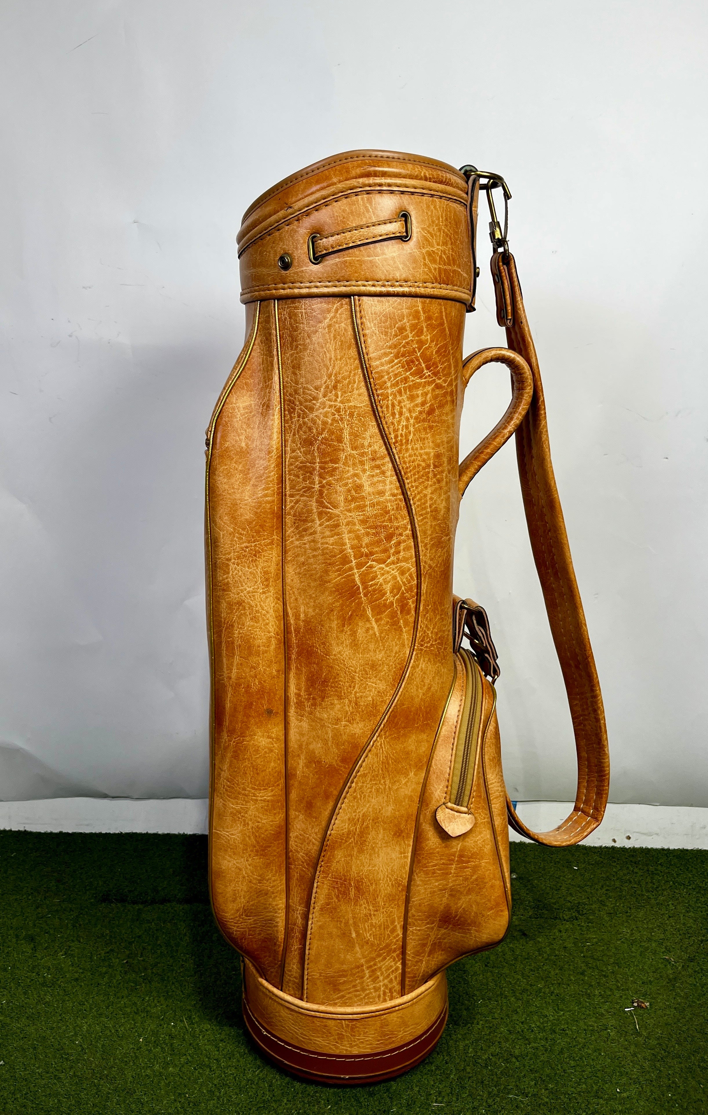 Ram Golf Bag - 3 Dividers 3 Pockets- Tan-Next Round