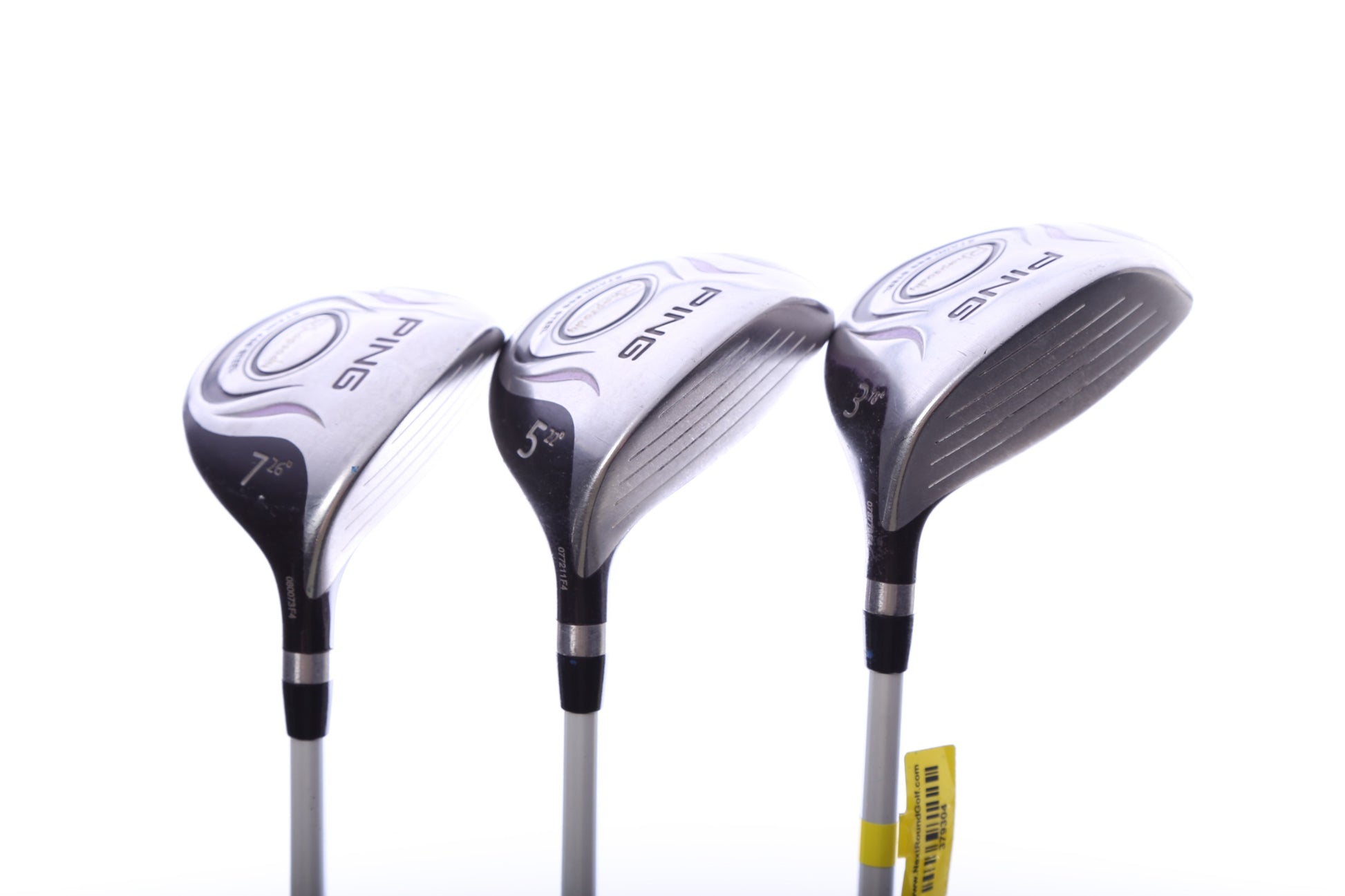 Used Ping Rhapsody Wood Set - Right-Handed - 3W, 5W, 7W - Ladies Flex-Next Round