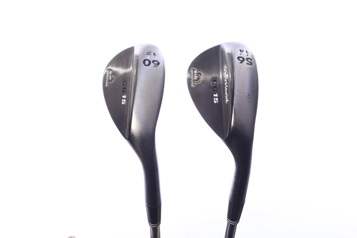 Used Cleveland CG15 Oil Quench Wedge Set - Right-Handed - 56*, 60* - Wedge Flex