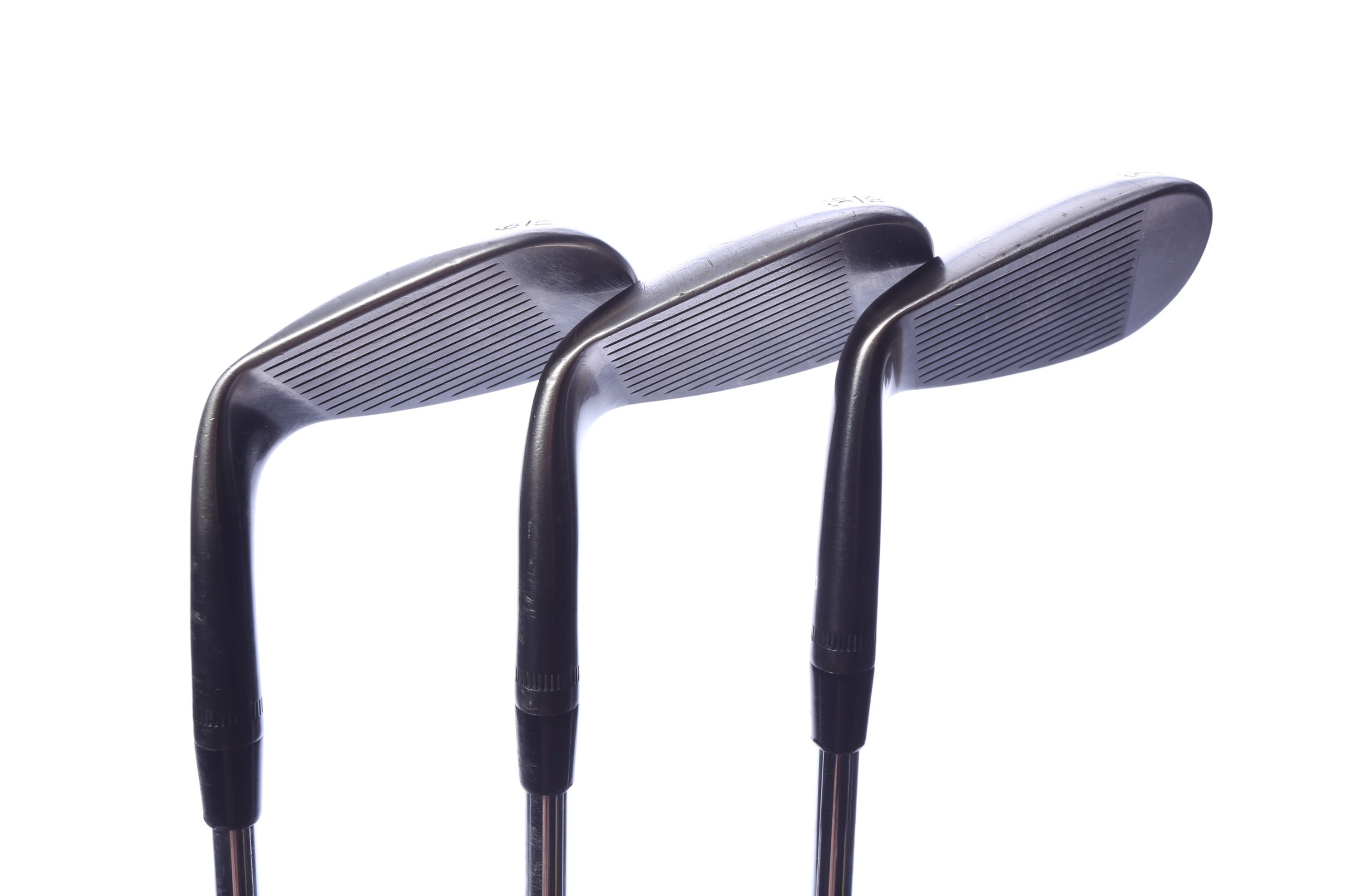 Used Callaway JAWS Raw Black Plasma Wedge Set - Right-Handed - 50*, 56*, 60* - Wedge Flex