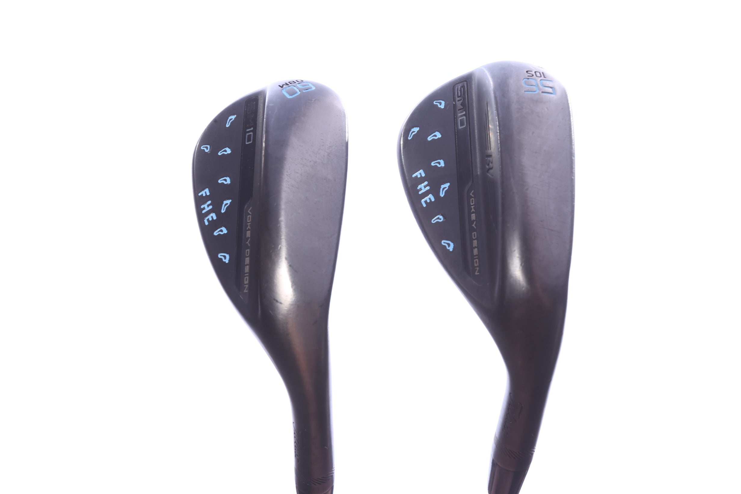 Used Titleist Vokey SM10 Jet Black Wedge Set - Right-Handed - 56*, 60* - Wedge Flex