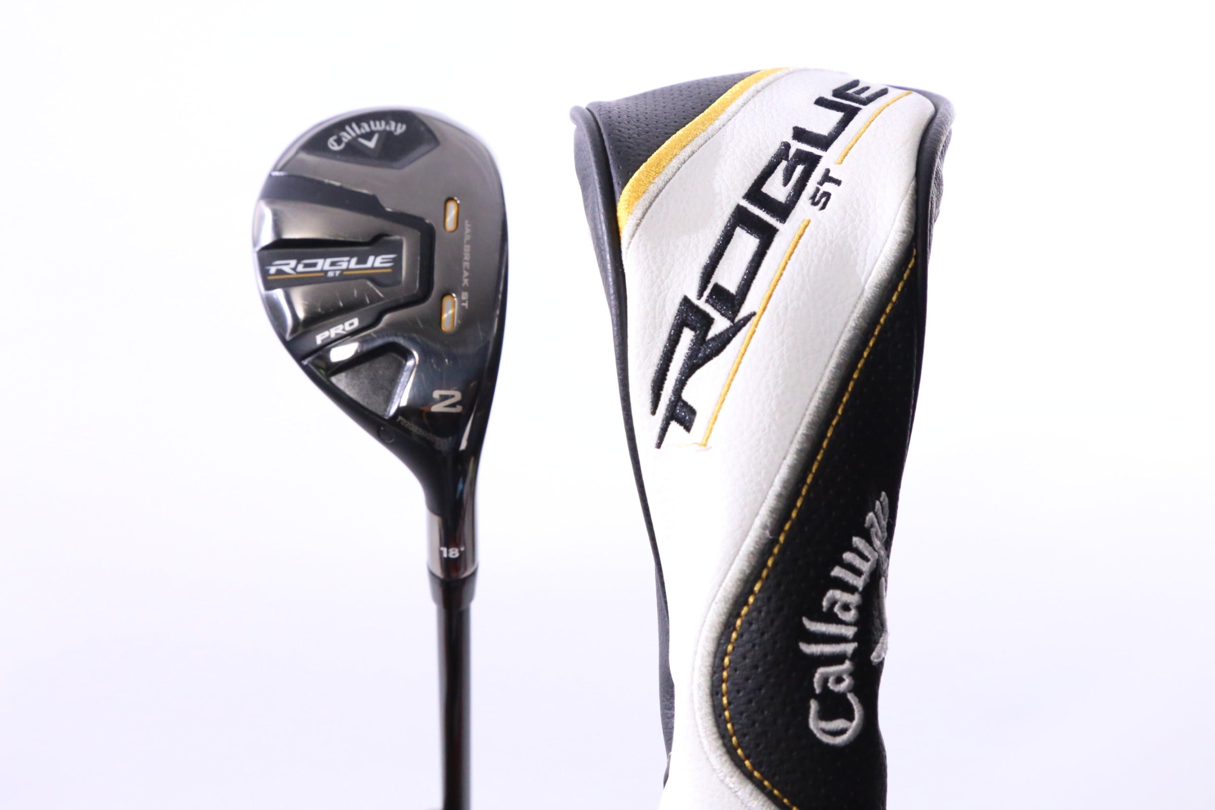 Used Callaway Rogue ST Pro 2H Hybrid - Right-Handed - 18 Degrees - Extra Stiff Flex-Next Round