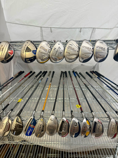 Wholesale Lot of 40 Golf Clubs - Cobra & Adams Hybrids-Next Round