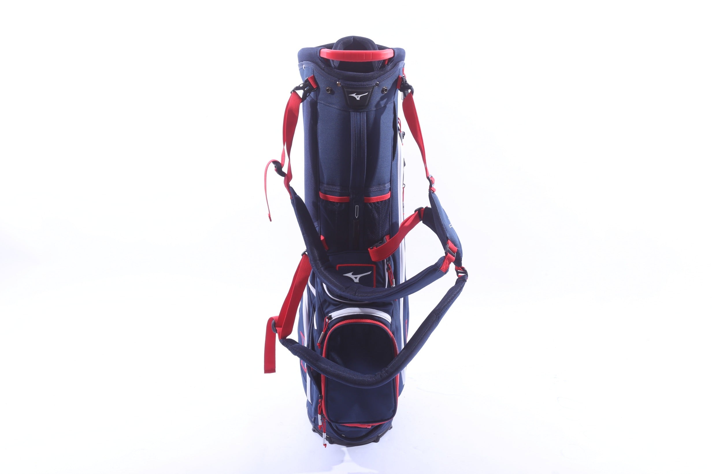 Used Mizuno 2025 BR-D4 Multicolor Stand Bag - 6-Way - 7 Pockets - Rain Cover Included-Next Round