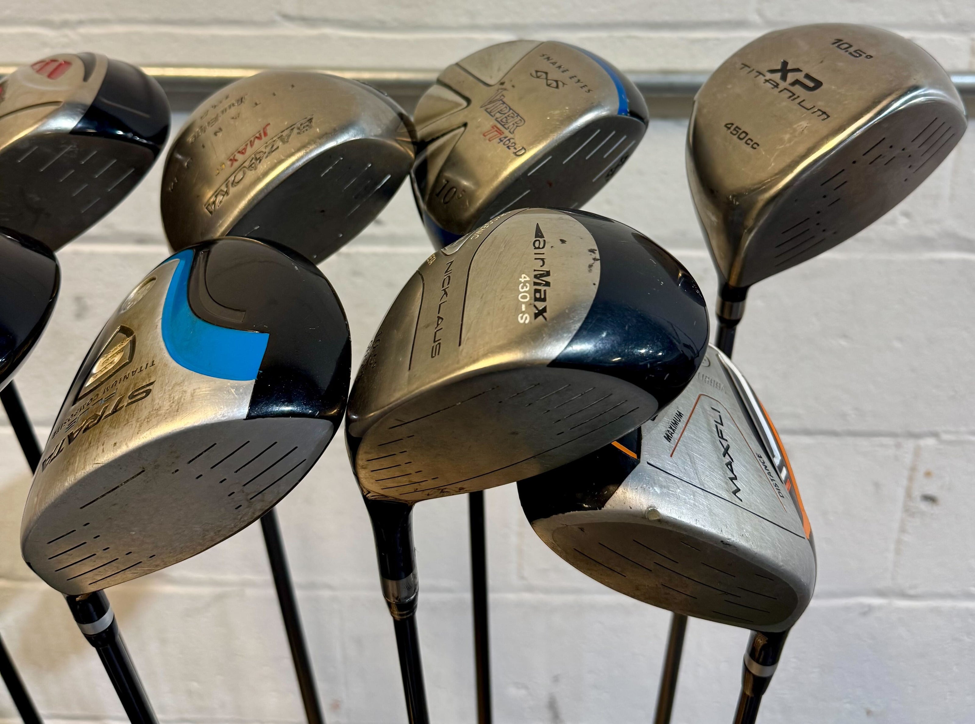 Wholesale Lot of 15 Golf Clubs - Assorted Drivers