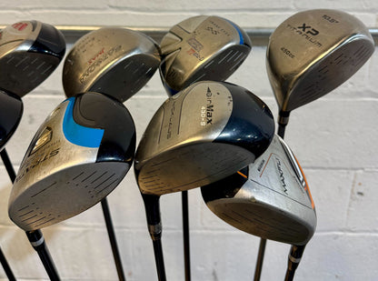 Wholesale Lot of 15 Golf Clubs - Assorted Drivers