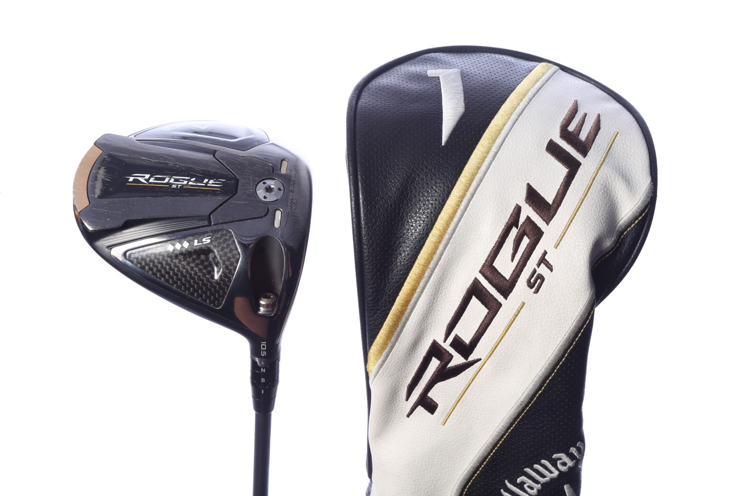 Used Callaway Rogue ST Triple Diamond LS Driver - 10.5 Degrees - Extra Stiff Flex Project X Hzrdus Smoke - Right-Handed