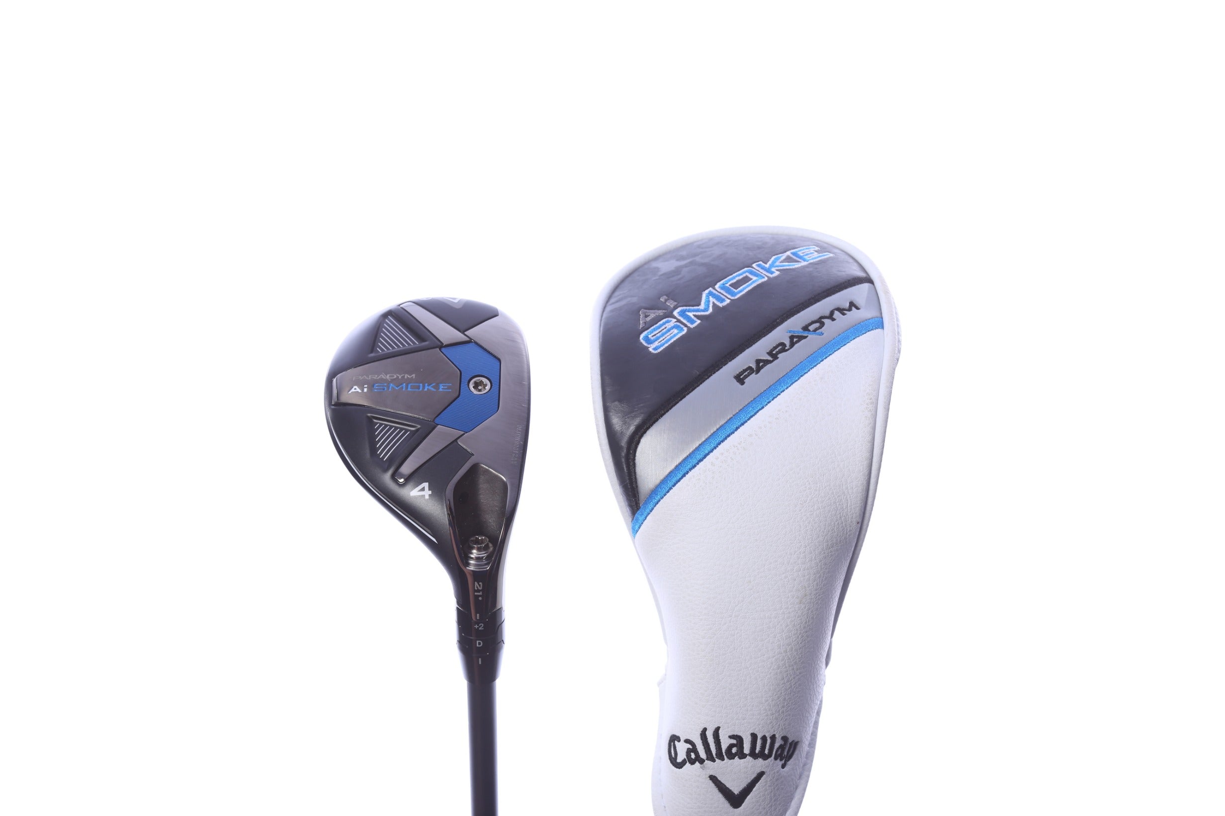 Used Callaway Paradym Ai Smoke 4H Hybrid - Right-Handed - 21 Degrees - Stiff Flex