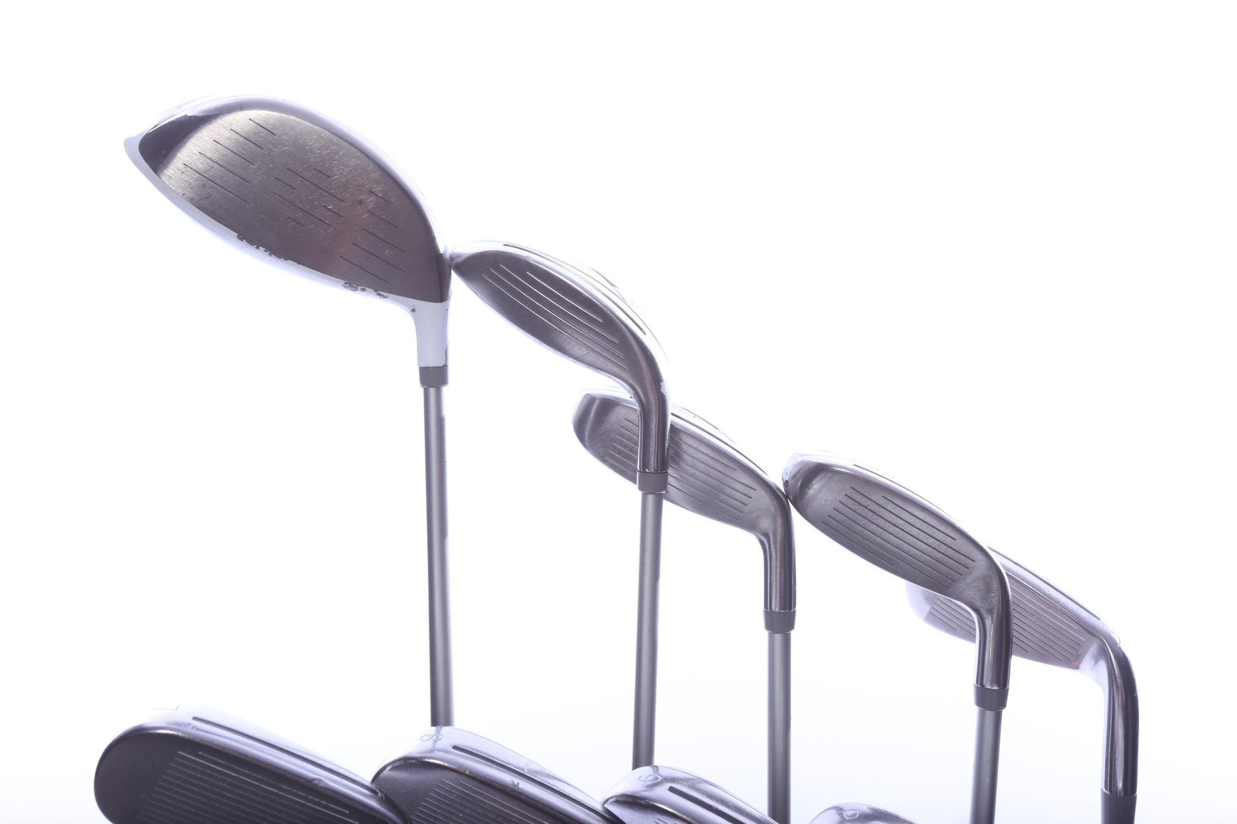 Used TaylorMade Kalea Grey Green Complete Set - Left-Handed - Dr, 3W, 4H, 5H, 6-PW, SW - Ladies Flex