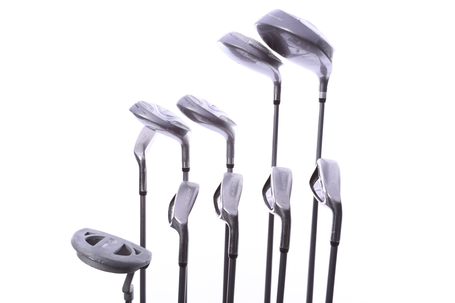 Used Acuity Turbo Plus Complete Set - Right-Handed - 1W, 3W, 4H, 5H, 6-PW, Putter - Ladies Flex-Next Round