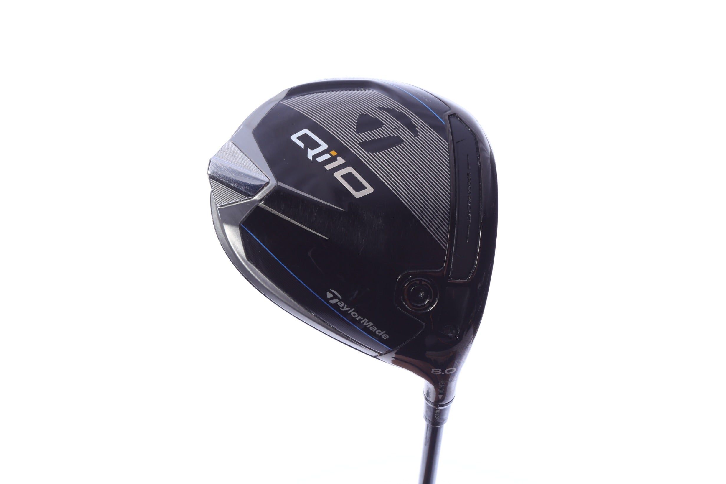 Used TaylorMade Qi10 Driver - 8 Degrees - Extra Stiff Flex Project X HZRDUS SMOKE Blue RDX - Right-Handed