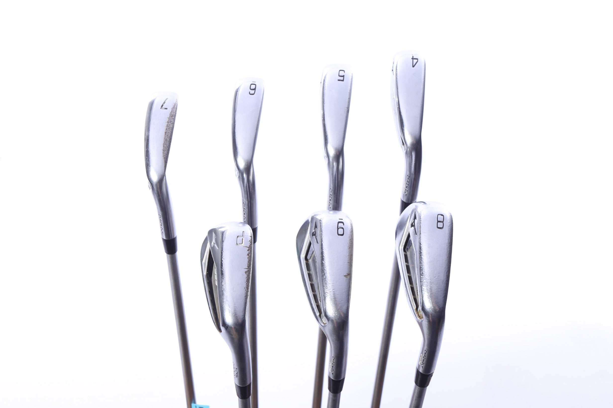 Used Mizuno JPX 919 Hot Metal Iron Set - Right-Handed - 4-PW - Stiff Flex