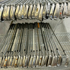 Wholesale Lot of 50 Golf Clubs - Assorted Irons and Wedges-Next Round