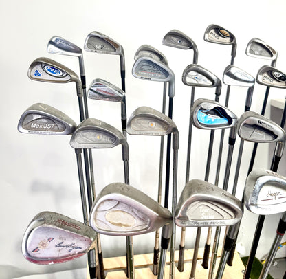 Wholesale Lot of 24 Golf Clubs - Right Handed - Assorted Irons and Wedges-Next Round