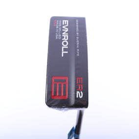 Used Evnroll ER2 Black MidBlade Putter - Right-Handed - 34 in - Blade