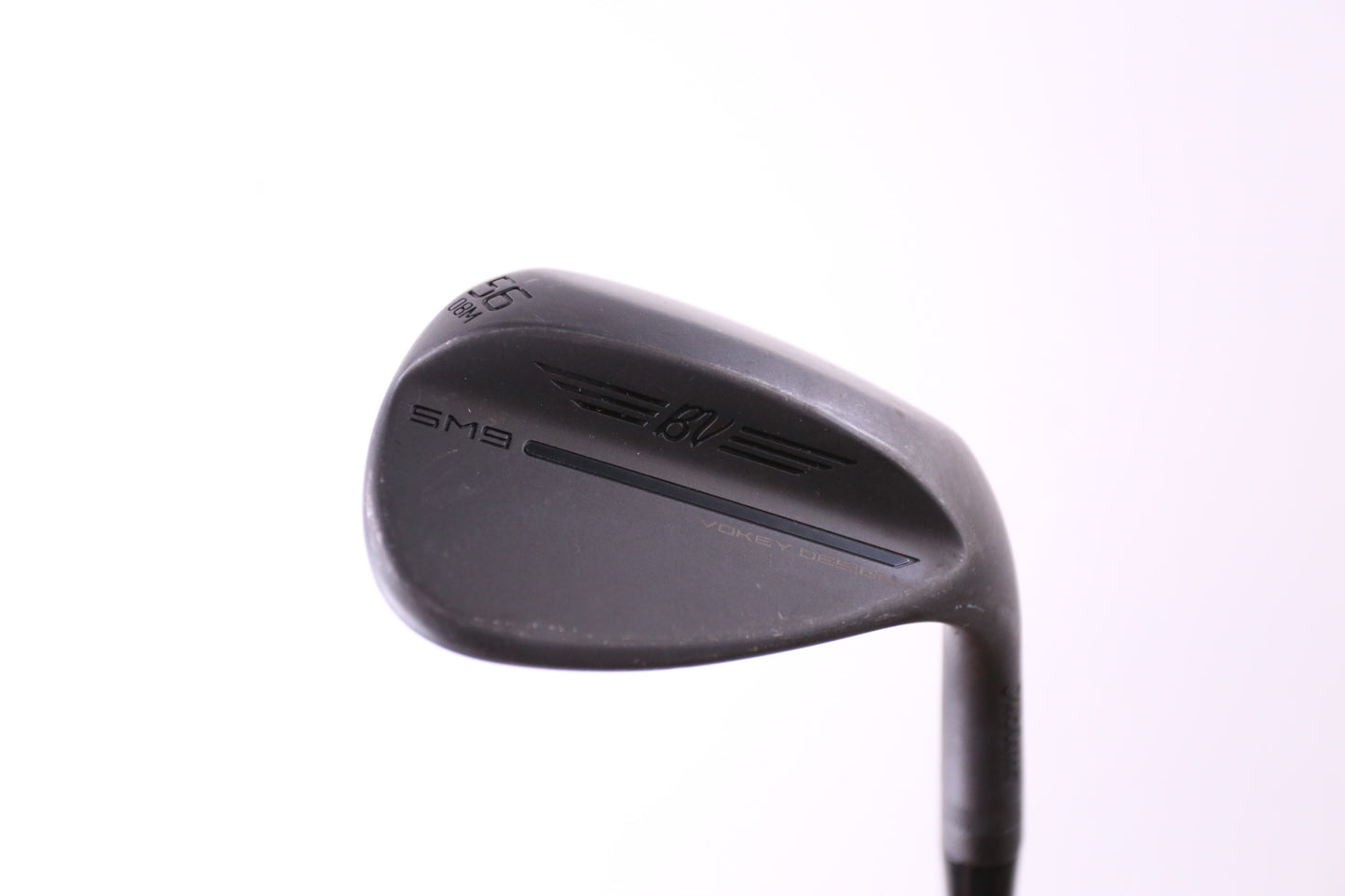 Used Titleist Vokey SM9 Jet Black Sand Wedge - Right-Handed - 56 Degrees - Stiff Flex-Next Round