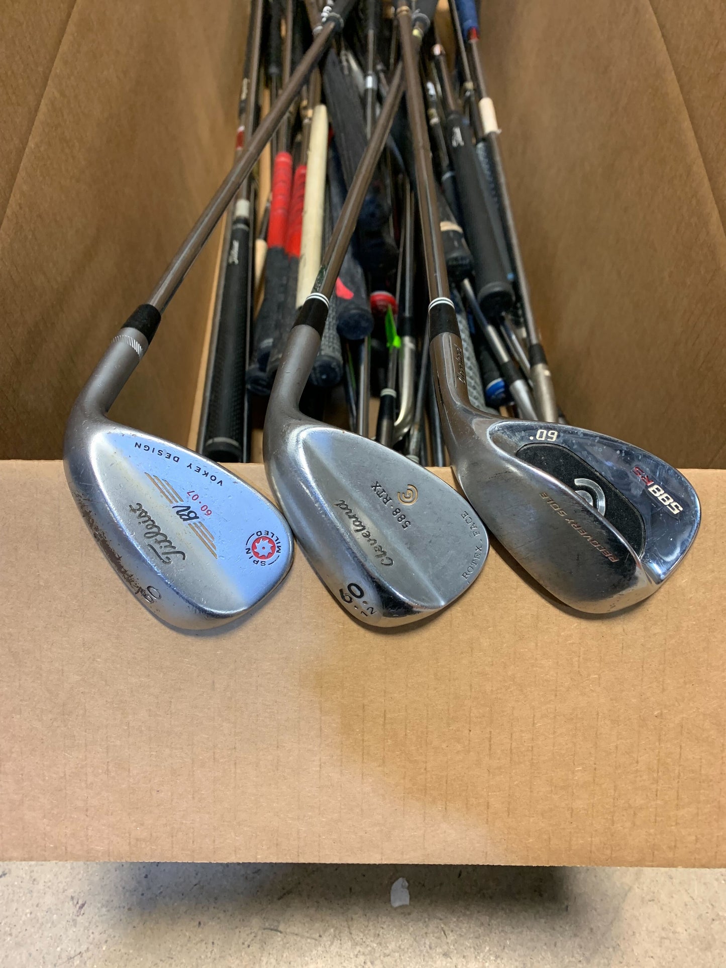 Wholesale Lot of 50 Titleist, Cleveland, TaylorMade, etc. Wedges-Next Round