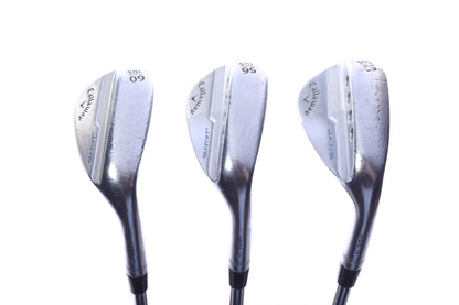 Used Callaway JAWS MD5 Chrome Wedge Set - Right-Handed - 52*, 56*, 60* - Stiff Flex-Next Round