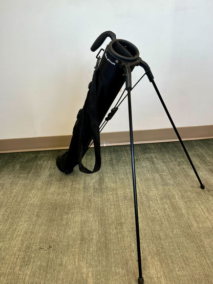 Orlimar Pitch and Putt Lightweight Sunday Carry Golf Bag Black/White-Next Round