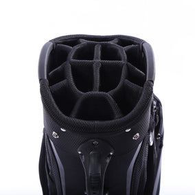 Used Cleveland CG Black Black Cart Bag - 14-Way - 9 Pockets - Rain Cover Included-Next Round