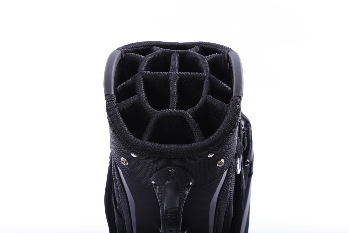 Used Cleveland CG Black Black Cart Bag - 14-Way - 9 Pockets - Rain Cover Included-Next Round