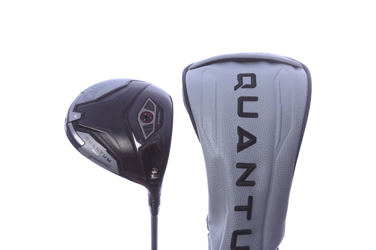 Used Callaway Quantum MAX Driver - 9 Degrees - Stiff Flex Project X DENALI Frost Silver - Right-Handed