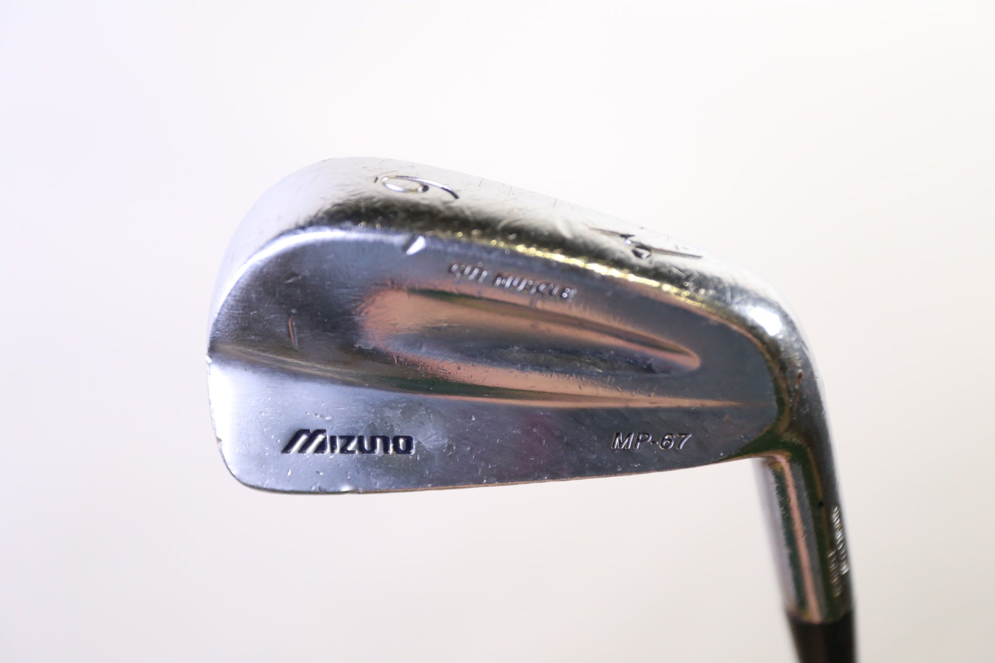 Mizuno MP 67 Grain Flow Forged 6 Iron Regular Steel Shaft Golf Pride Grip