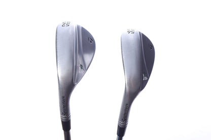 Used TaylorMade Milled Grind 4 Raw Wedge Set - Left-Handed - 52*, 56* - Wedge Flex
