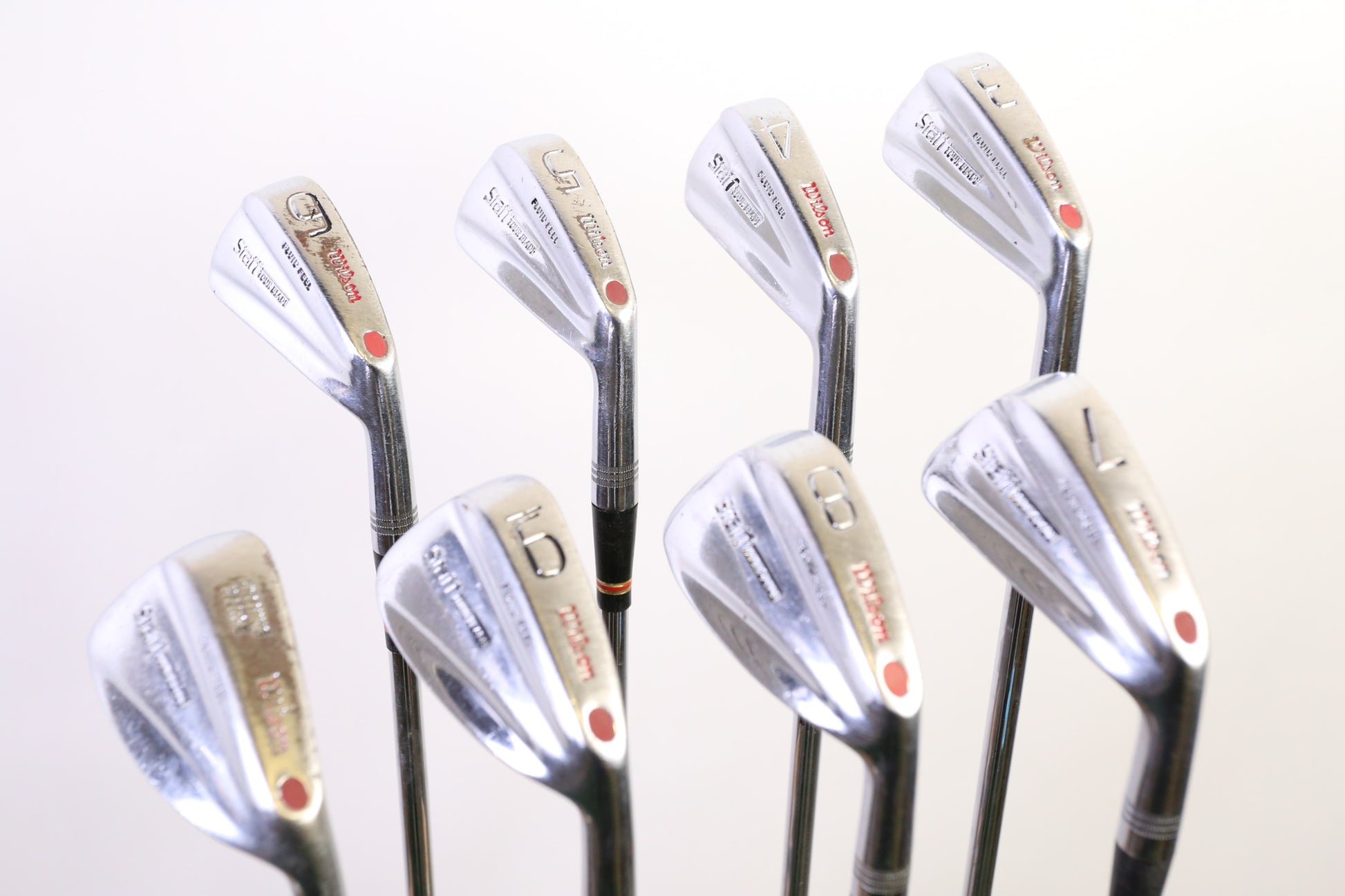 Used Wilson STAFF TOUR BLADE Iron Set - Right-Handed - 3-PW - Regular Flex-Next Round