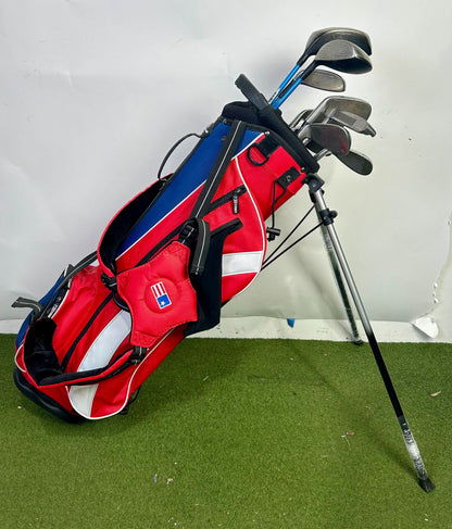 U.S Kids Golf Bag - Includes Complete Right-Handed U.S Kids Junior Golf Set-Next Round