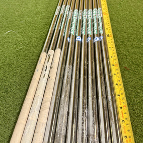 Wholesale Lot of 10 Golf Shafts- Accra iseries steel - 110i & 115i-Next Round