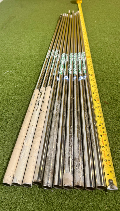 Wholesale Lot of 10 Golf Shafts- Accra iseries steel - 110i & 115i-Next Round