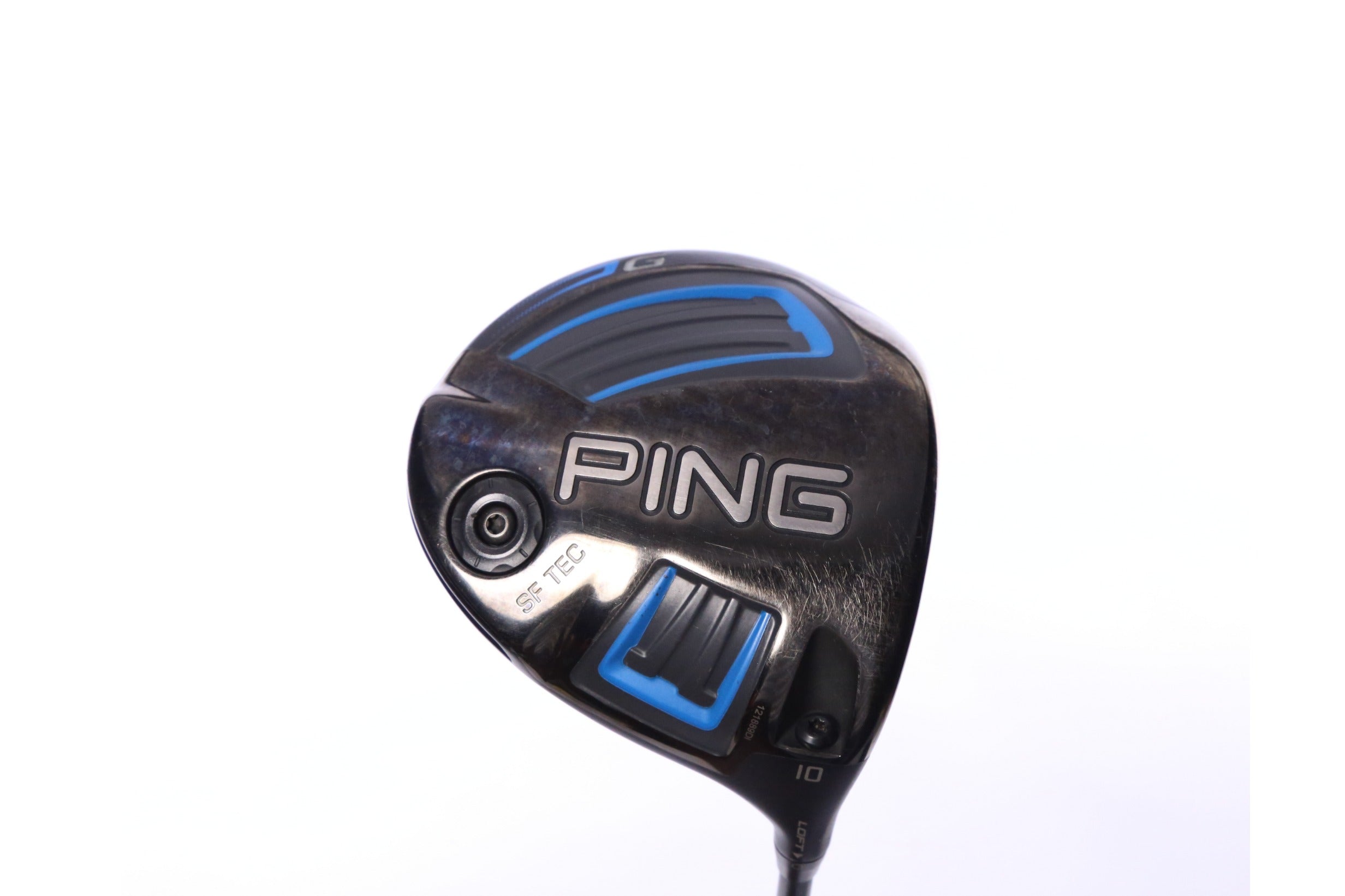 Used Ping G SF Tec Driver - 10 Degrees - Regular Flex Ping Alta Blue - Right-Handed-Next Round