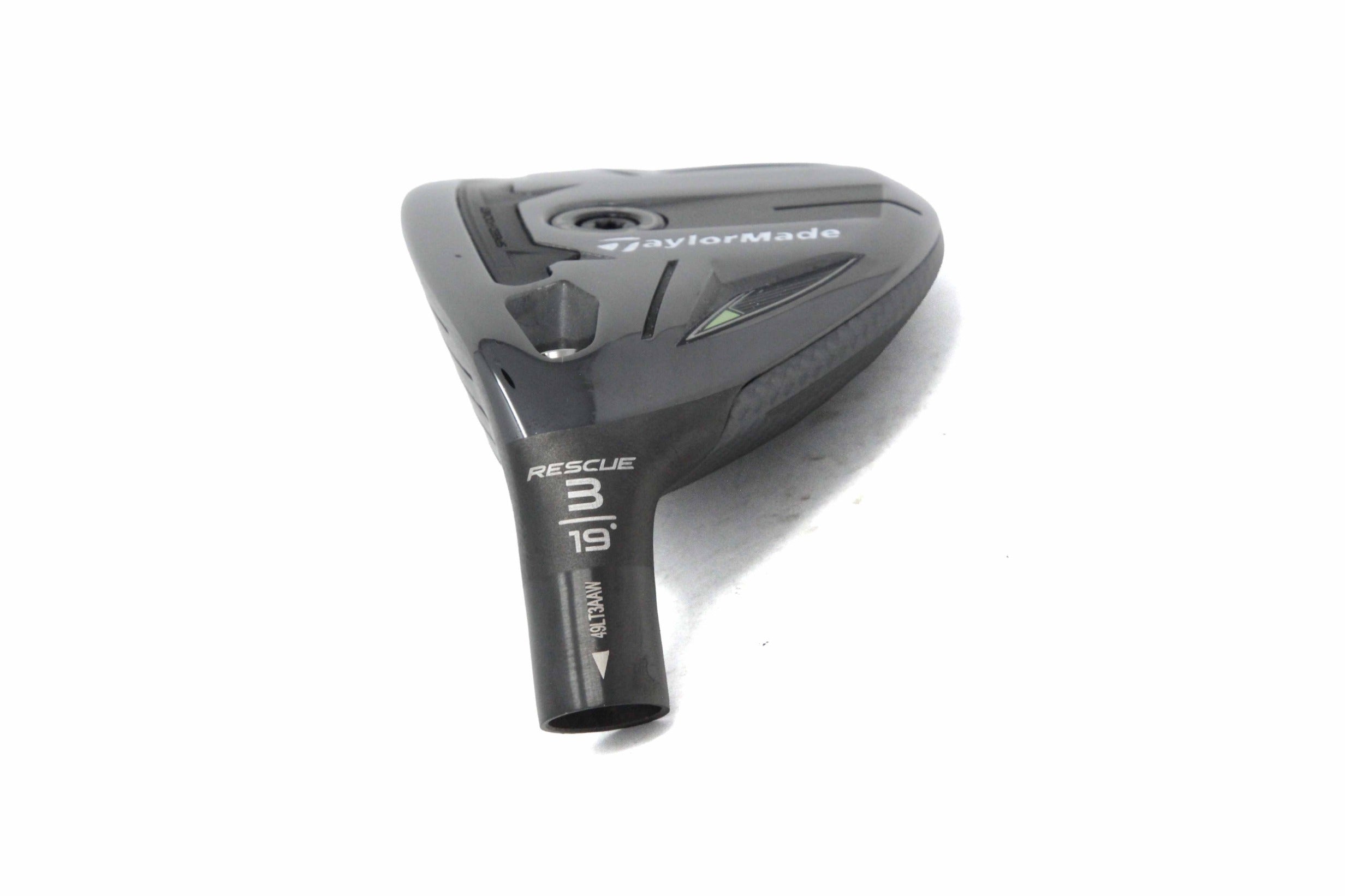 Used TaylorMade Qi35 Rescue 3H - HEAD ONLY - Left-Handed - 19 Degrees-Next Round