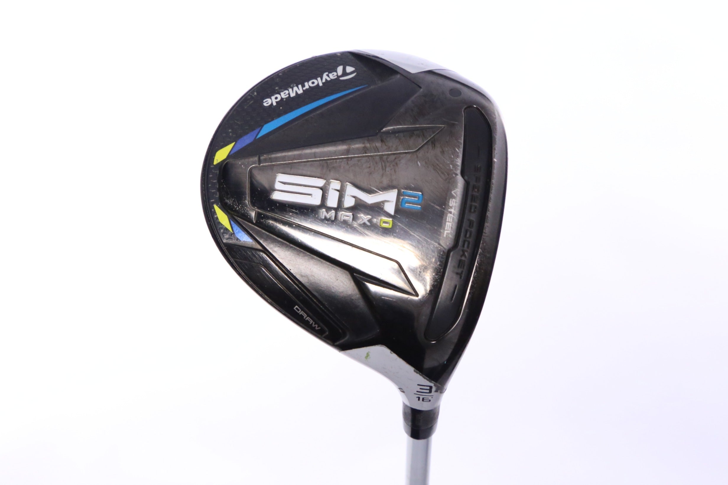 Used TaylorMade SIM2 MAX-D 3-Wood - Right-Handed - 15 Degrees - Regular Flex