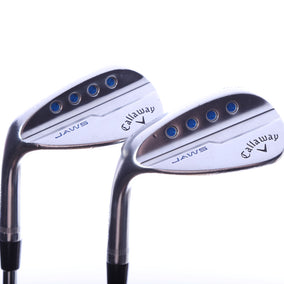 Used Callaway JAWS Forged Chrome Wedge Set - Left-Handed - 52*, 56* - Wedge Flex-Next Round