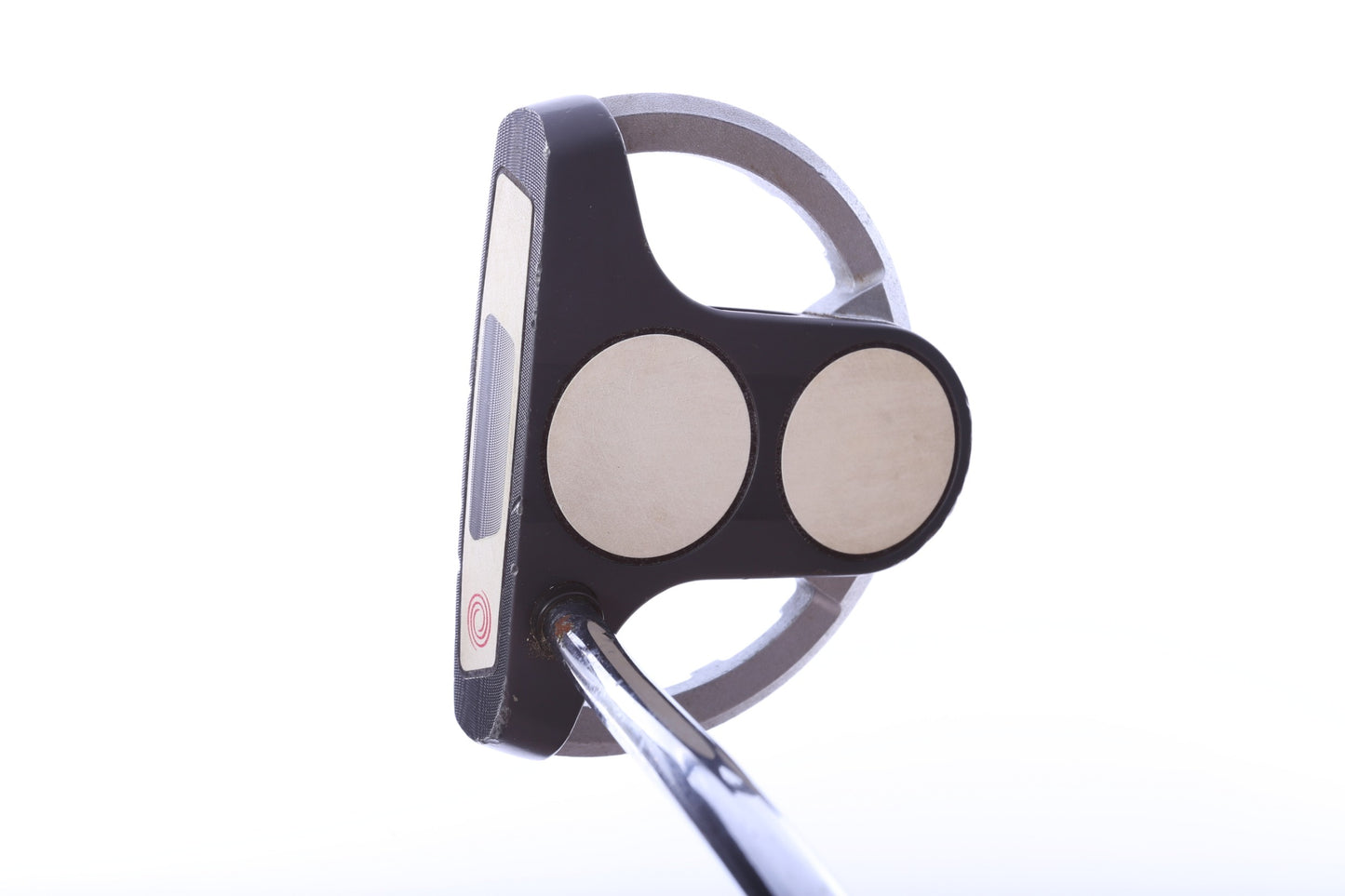 Used Odyssey White Steel 2-Ball Center Shaft Putter - Right-Handed - 34 in - Mallet-Next Round