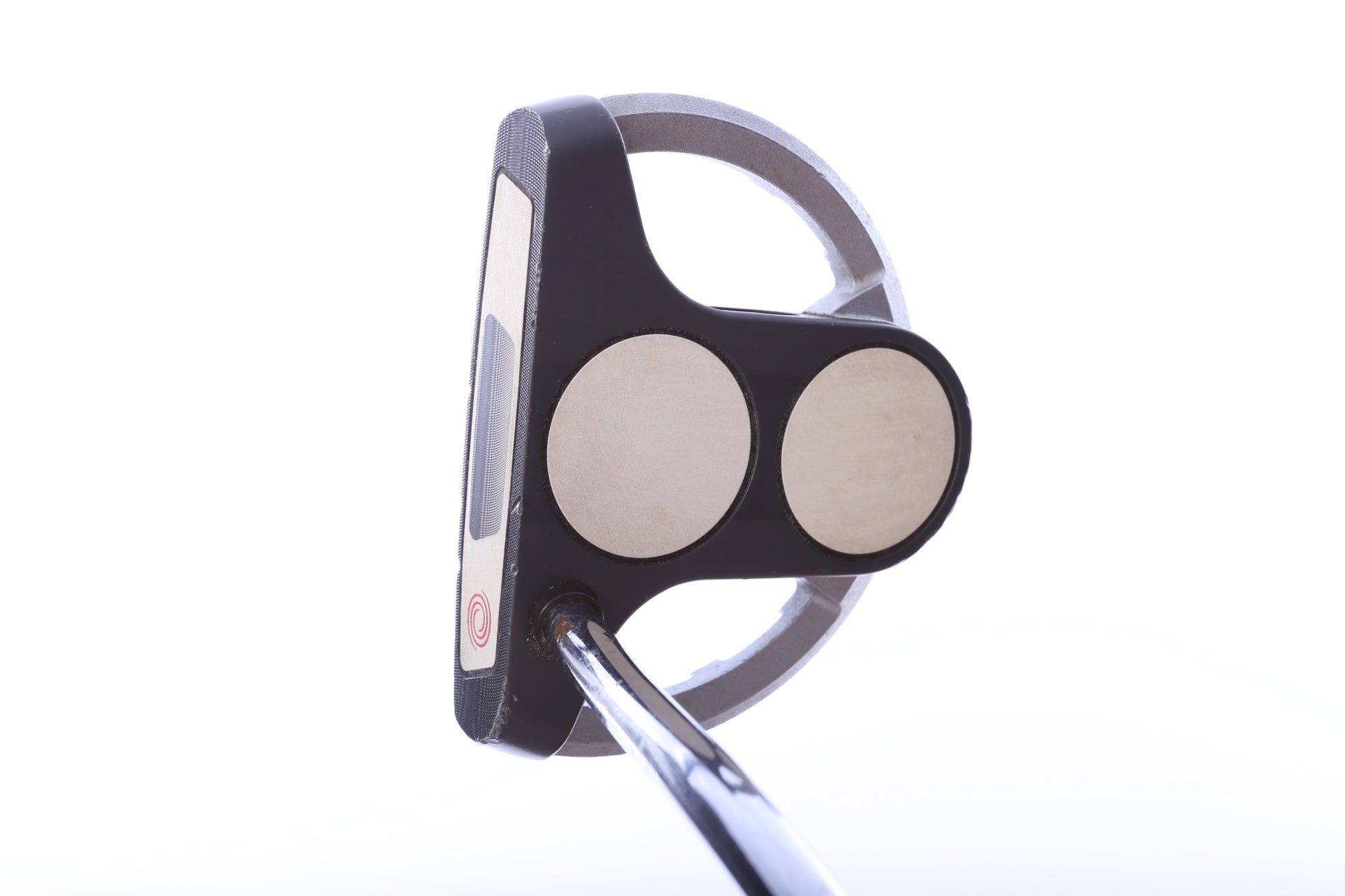 Used Odyssey White Steel 2-Ball Center Shaft Putter - Right-Handed - 34 in - Mallet-Next Round