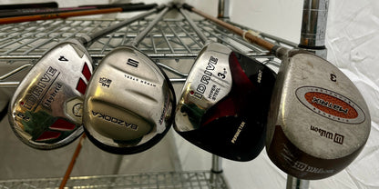 Wholesale Lot of 20 Golf Clubs - Right-Handed - Drivers, Woods and Hybrids-Next Round