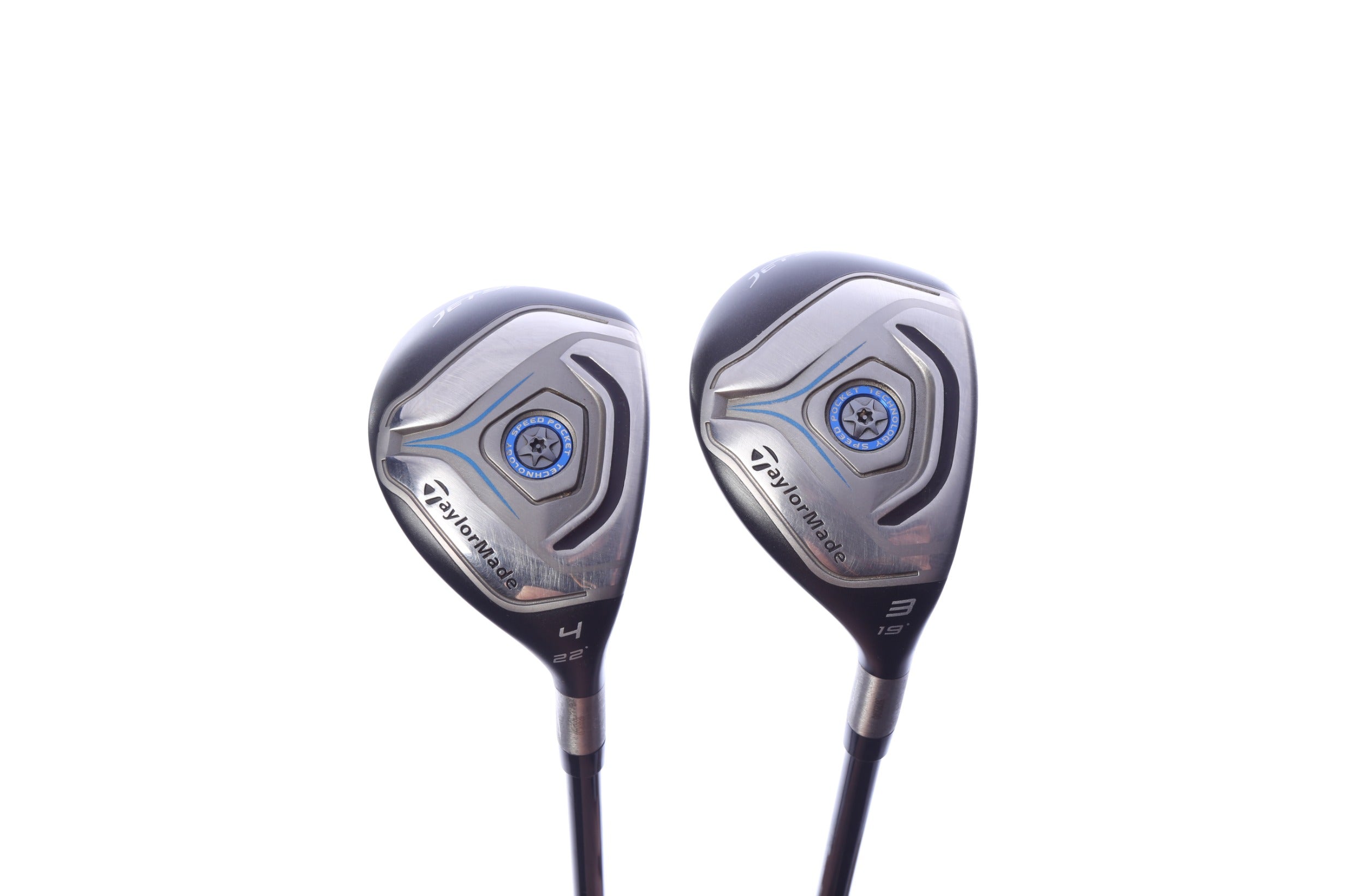 Used TaylorMade JetSpeed Hybrid Set - Right-Handed - 3H, 4H - Stiff Flex