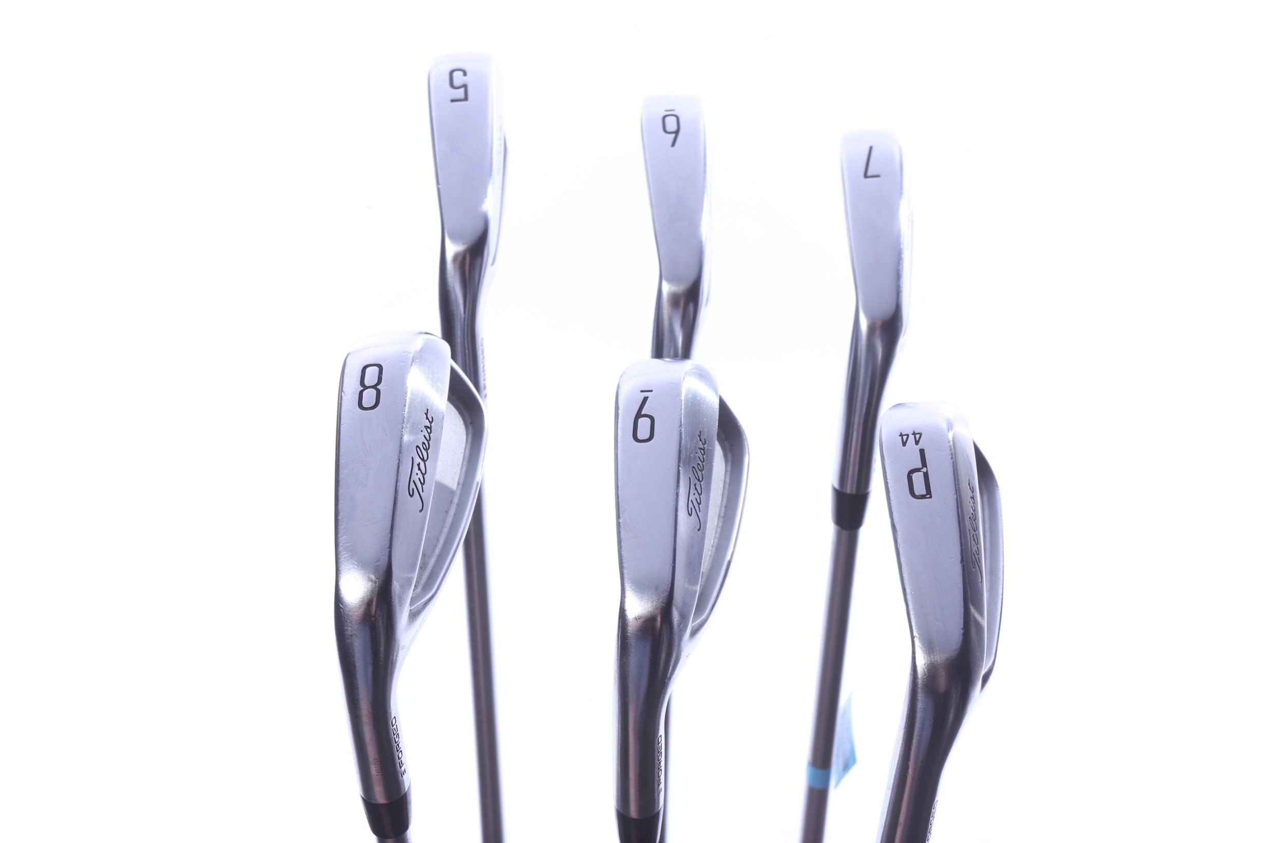 Used Titleist 2023 T150 Iron Set - Left-Handed - 5-PW - Stiff Flex