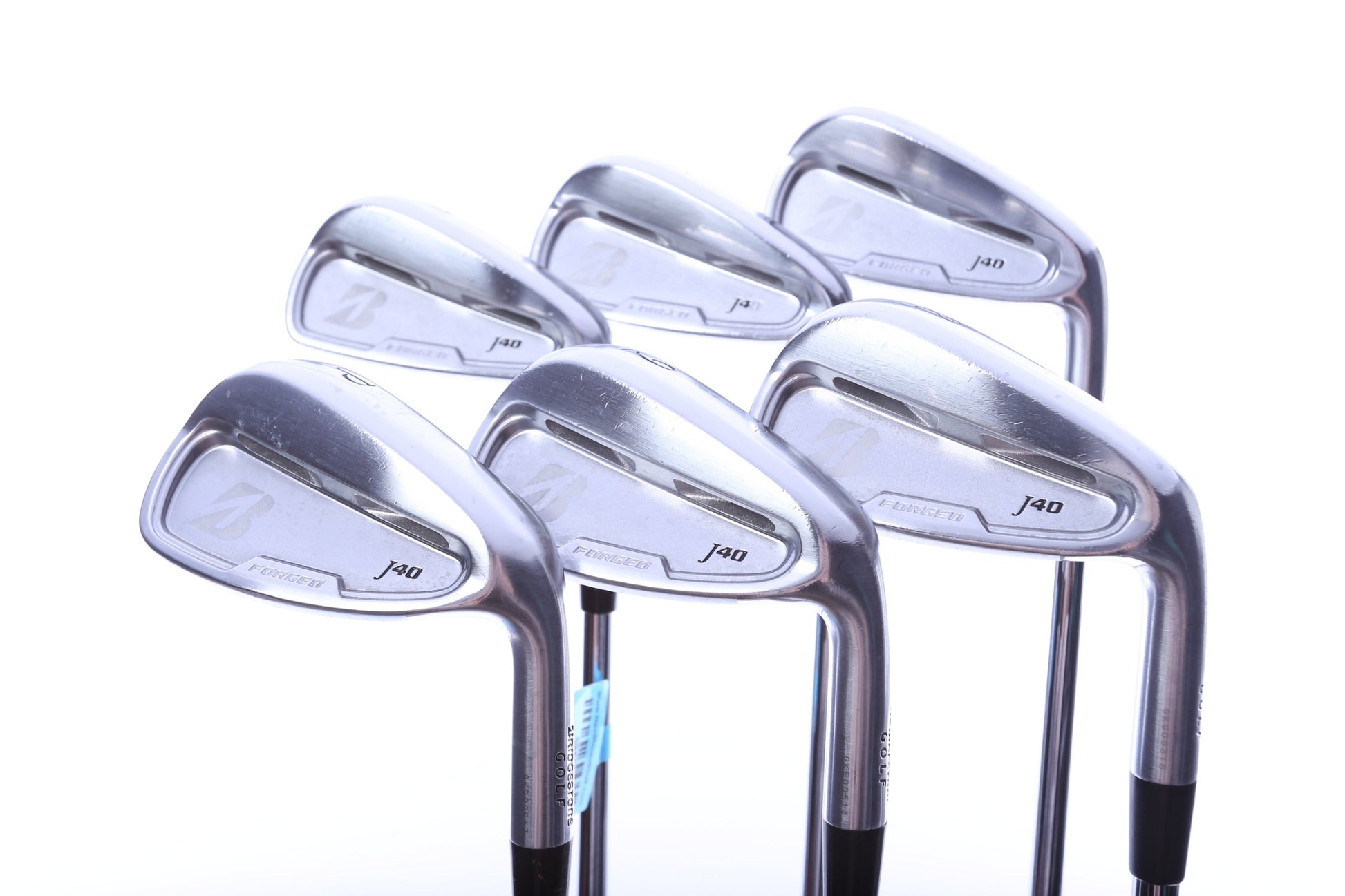 Used Bridgestone J40 Dual Pocket Cavity Iron Set - Right-Handed - 5-PW - Regular Plus Flex-Next Round