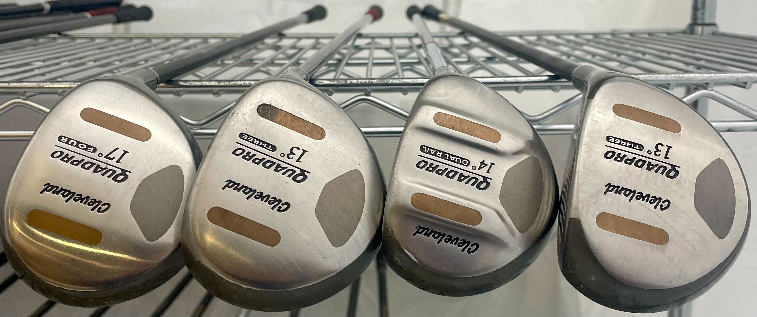 Wholesale Lot of 25 Golf Clubs - Cleveland Quadpro Fairway Woods-Next Round