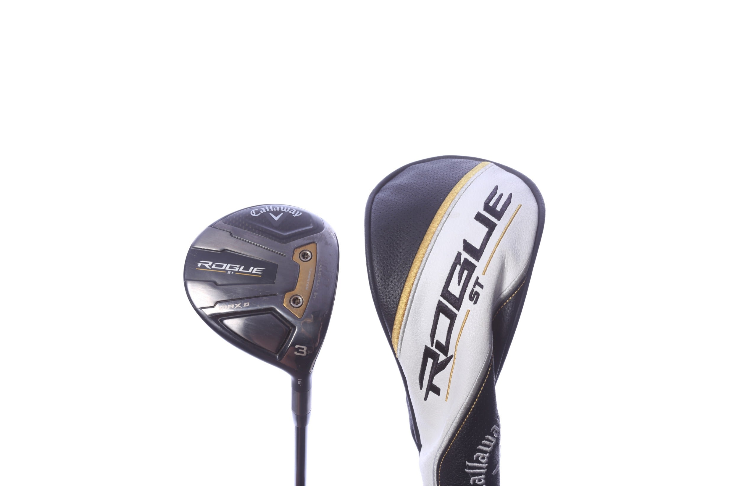 Used Callaway Rogue ST Max Draw 3-Wood - Right-Handed - 16 Degrees - Regular Flex
