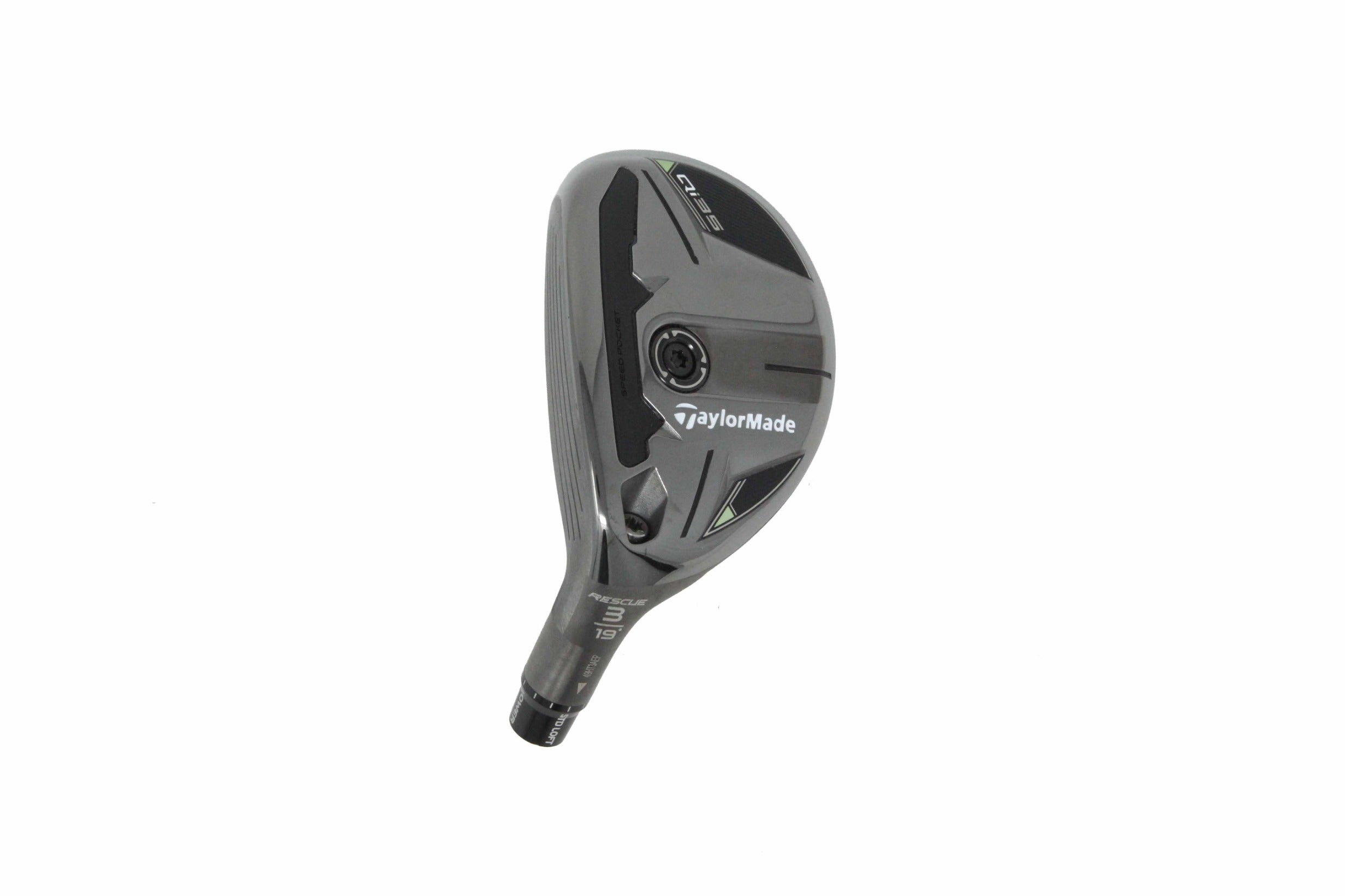 Used TaylorMade Qi35 Rescue 3H - HEAD ONLY - Left-Handed - 19 Degrees