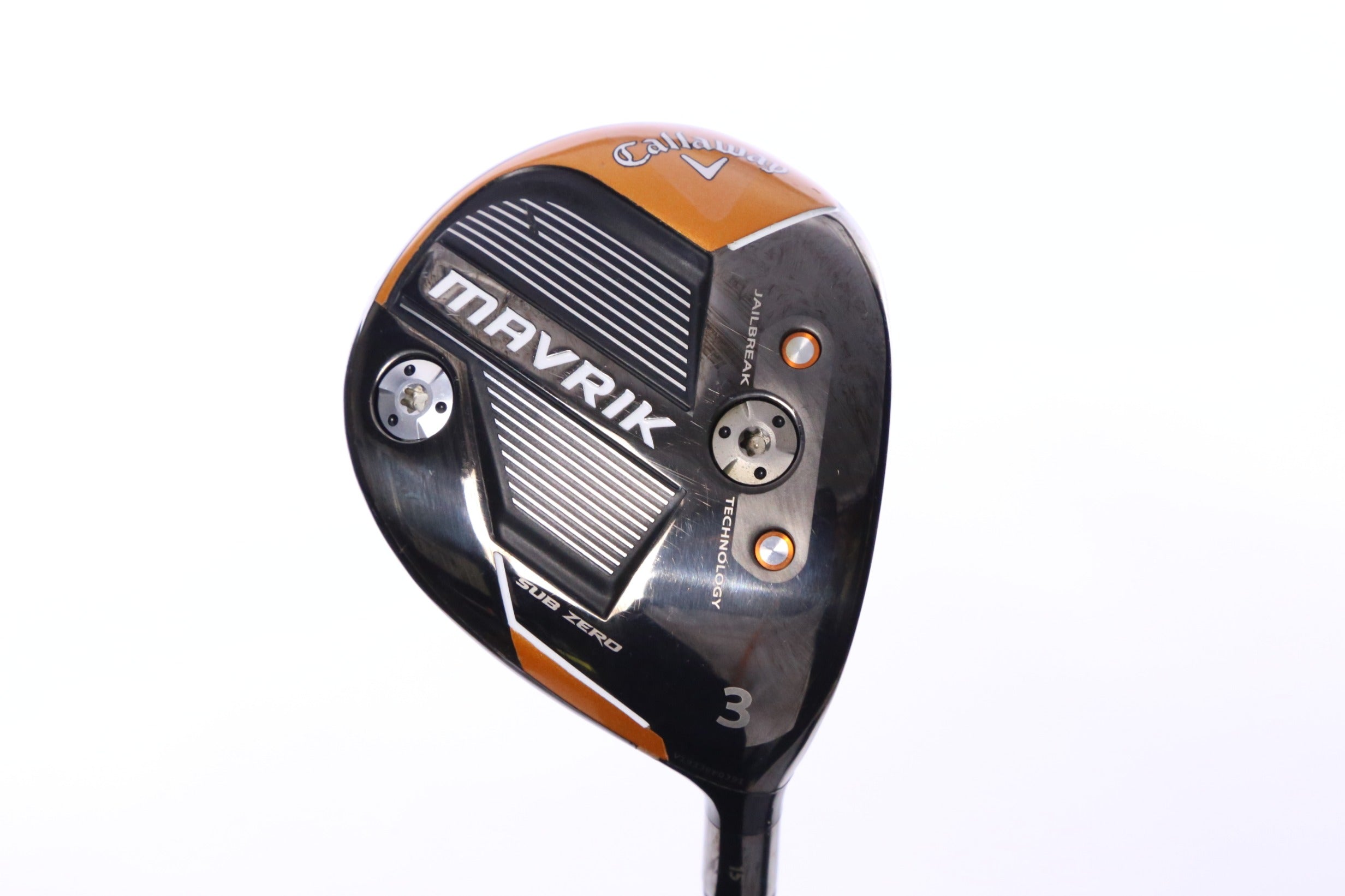 Used Callaway Mavrik Sub Zero 3-Wood - Right-Handed - 15 Degrees - Extra Stiff Flex
