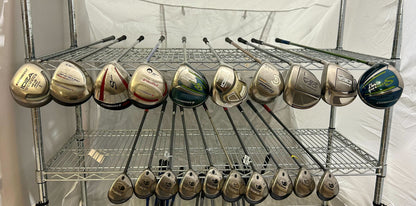 Wholesale Lot of 20 Golf Clubs - Adams Drivers and Callaway Fairway Woods-Next Round