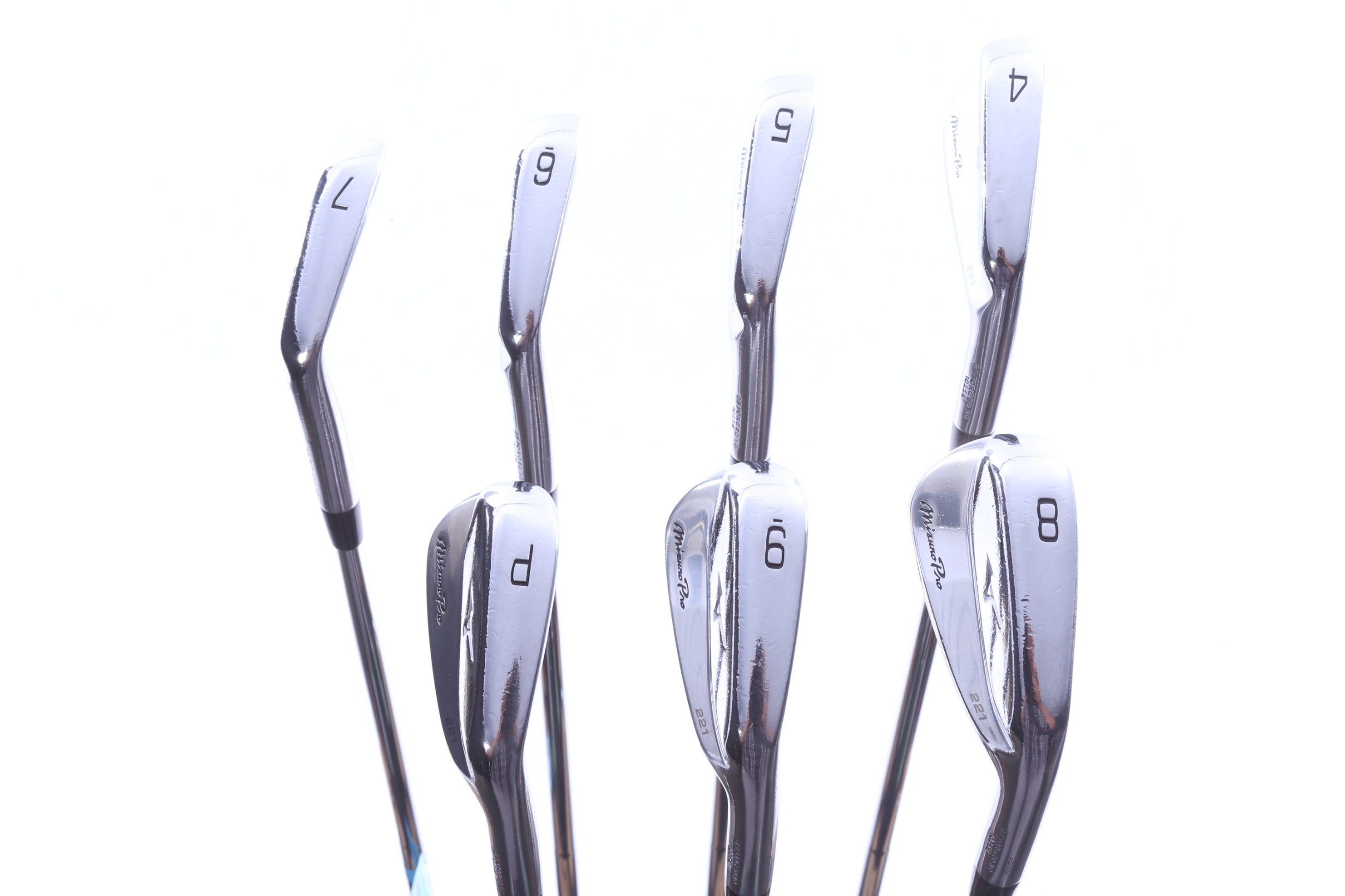 Used Mizuno Pro 221 Iron Set - Right-Handed - 4-PW - Stiff Flex-Next Round
