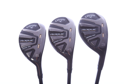Used Callaway Rogue ST MAX OS Hybrid Set - Right-Handed - 3H, 4H, 5H - Regular Flex